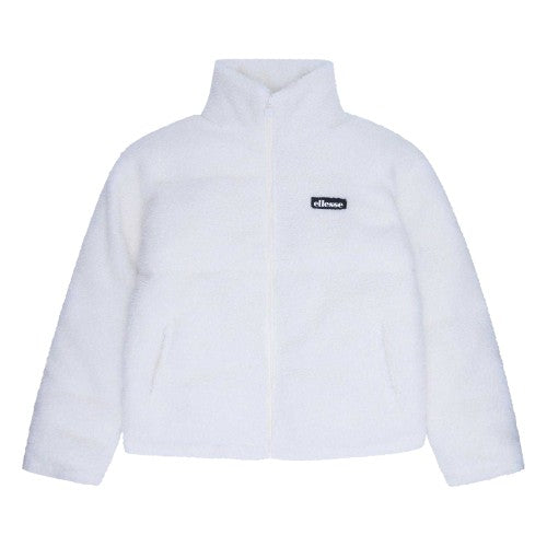 Front - Ellesse Mens Quilted Teddy Fleece Jacket
