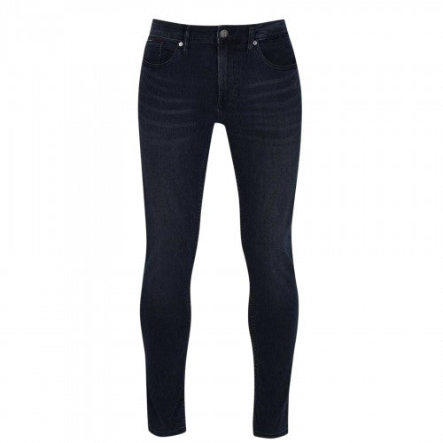 Front - Tommy Jeans Mens Austin Tapered Leg Slim Jeans