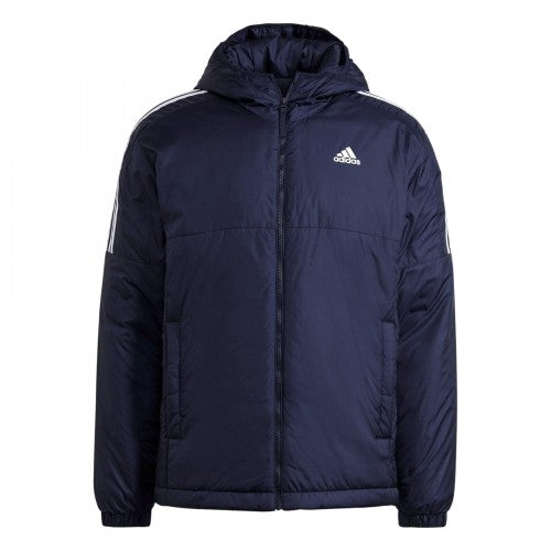 Front - Adidas Mens Insulated Hooded Jacket
