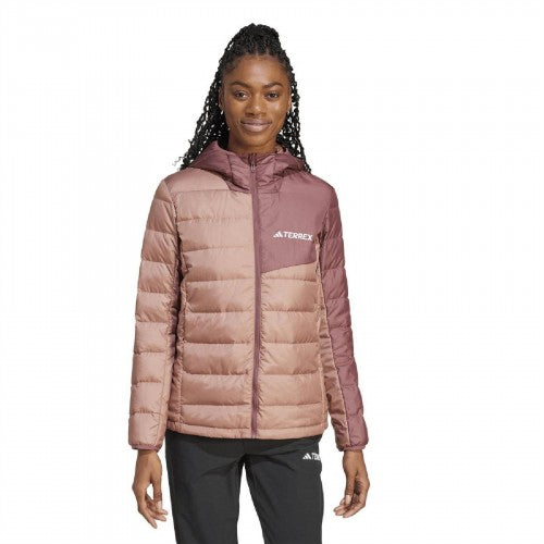 Front - Adidas Womens/Ladies Terrex Multi Recycled Polyester Lightweight Hooded Jacket