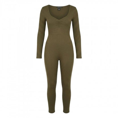 Front - Missy Empire Womens/Ladies Wide Neck Jumpsuit