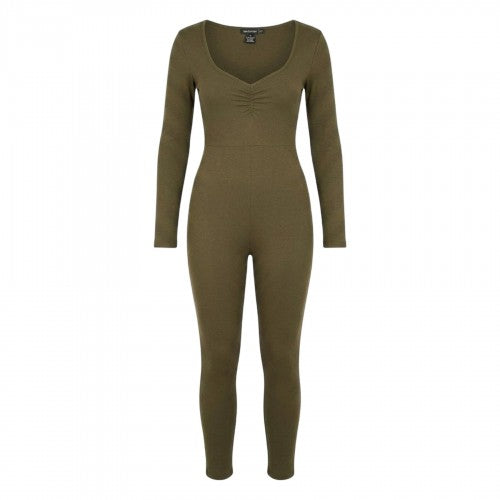 Front - Missy Empire Womens/Ladies Wide Neck Jumpsuit