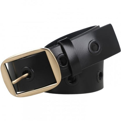Front - AllSaints Womens/Ladies Eyelets Leather Belt