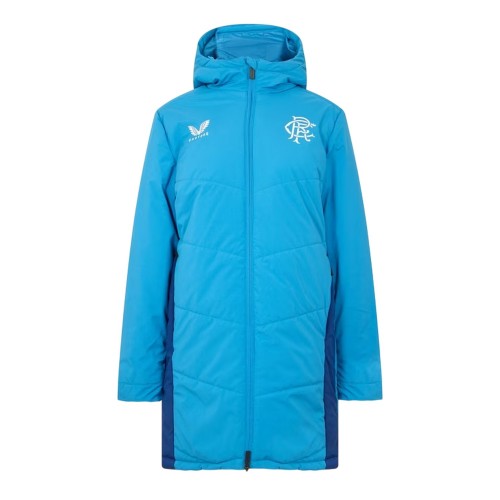Front - Castore Womens/Ladies Rangers FC Anorak
