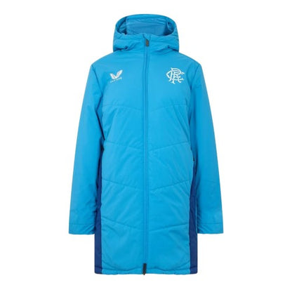 Front - Castore Womens/Ladies Rangers FC Anorak