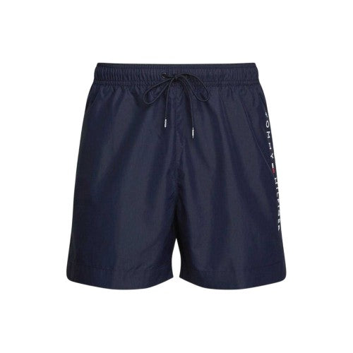 Front - Tommy Hilfiger Mens Plain Regular Swim Shorts