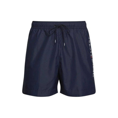 Front - Tommy Hilfiger Mens Plain Regular Swim Shorts