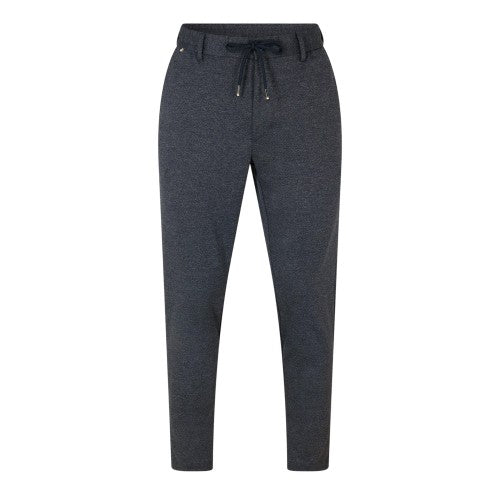 Front - Boss Mens Textured Knit Trousers