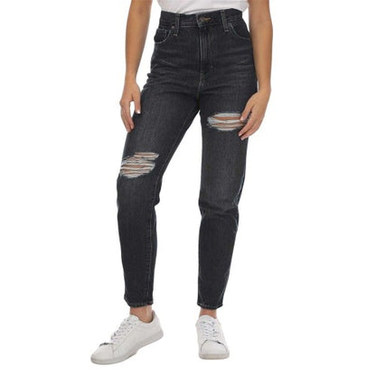 Front - Levis Womens/Ladies High Waist Mom Jeans