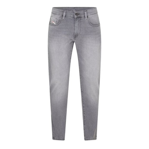 Front - Diesel Mens Denim 5 Pockets Straight Leg Jeans