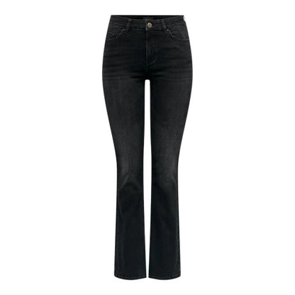 Front - Only Womens/Ladies Denim Wide Leg Regular Jeans