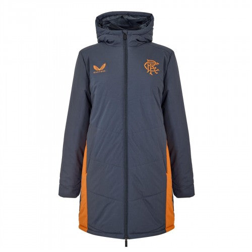 Front - Castore Womens/Ladies Rangers FC Hooded Anorak