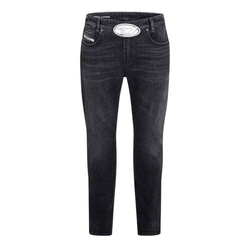 Front - Diesel Mens Striket D 5 Pockets Straight Jeans