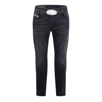 Front - Diesel Mens Striket D 5 Pockets Straight Jeans