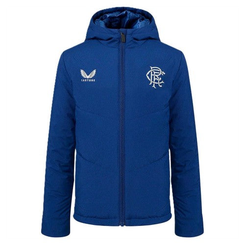 Front - Castore Womens/Ladies Rangers FC Anorak