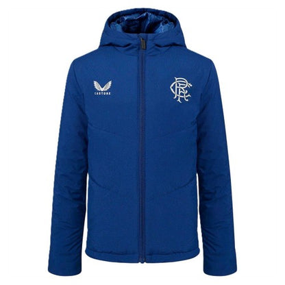 Front - Castore Womens/Ladies Rangers FC Anorak