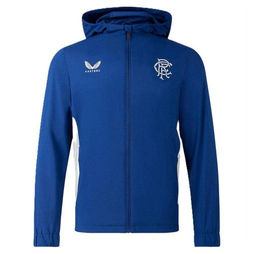 Front - Castore Womens/Ladies Rangers FC Coach Jacket