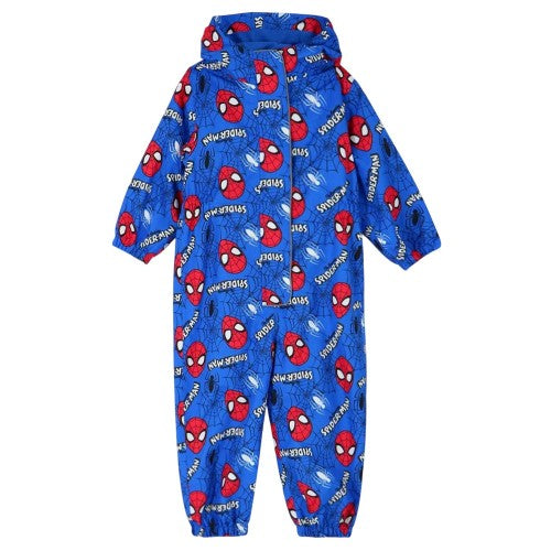 Front - Spider-Man Childrens/Kids All-Over Print Snowsuit
