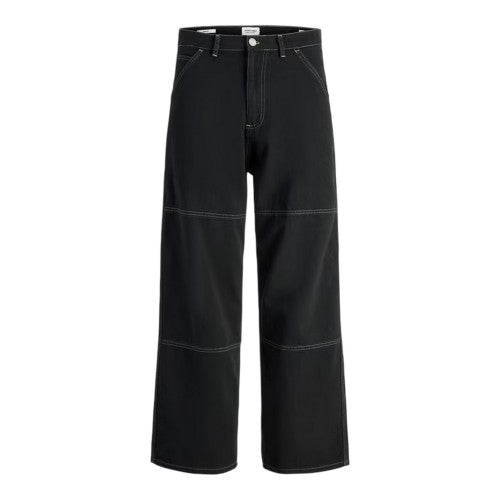 Front - Jack And Jones Mens Owen Wide Leg Trousers