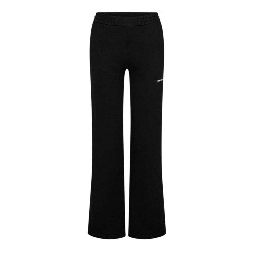 Front - Off White Womens/Ladies Diagonal Logo Wide Leg Joggers