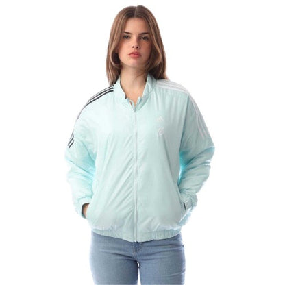 Front - Adidas Womens/Ladies Peloton Bomber Jacket