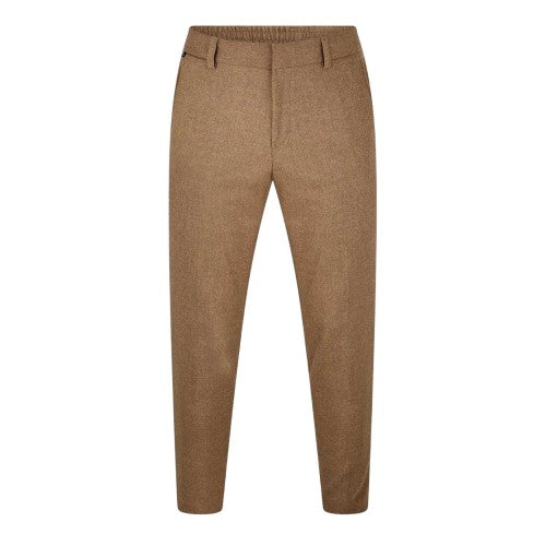 Front - Boss Mens Genius Virgin Wool Regular Trousers