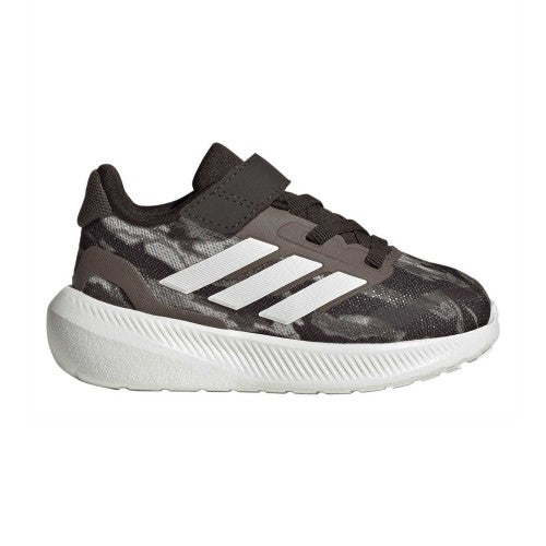 Front - Adidas Childrens/Kids Runfalcon 5 Camouflage Trainers