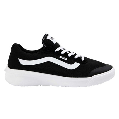 Front - Vans Mens Side Stripe Canvas Trainers