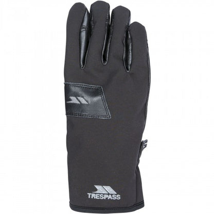 Front - Trespass Mens Leather Athletic Snow Sports Gloves