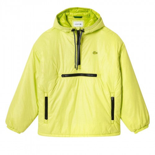 Front - Lacoste Mens Popover Padded Hooded Jacket
