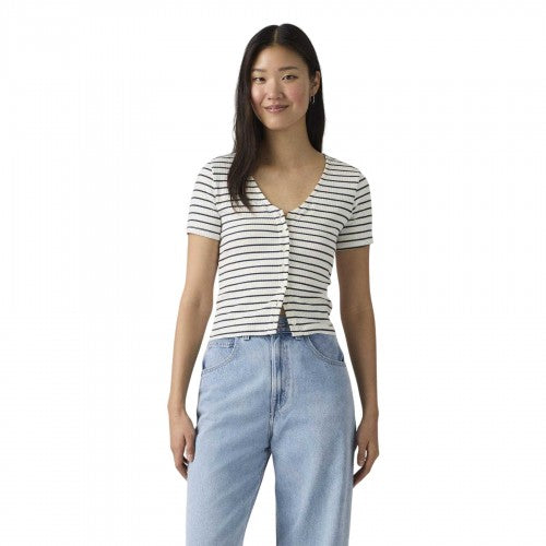 Front - Levis Womens/Ladies Striped T-Shirt