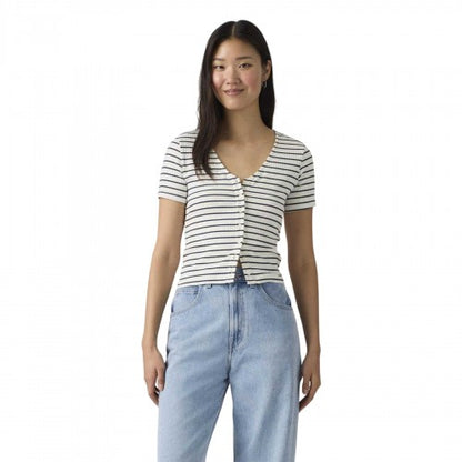 Front - Levis Womens/Ladies Striped T-Shirt
