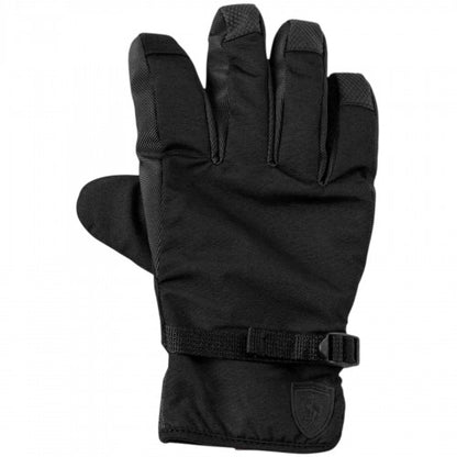 Front - Puma Mens Fleece Shield Logo Gloves