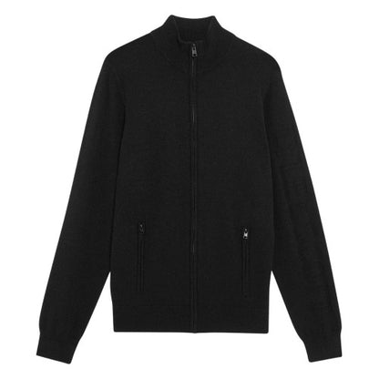 Front - Lyle & Scott Mens Mock Neck Regular Track Jacket