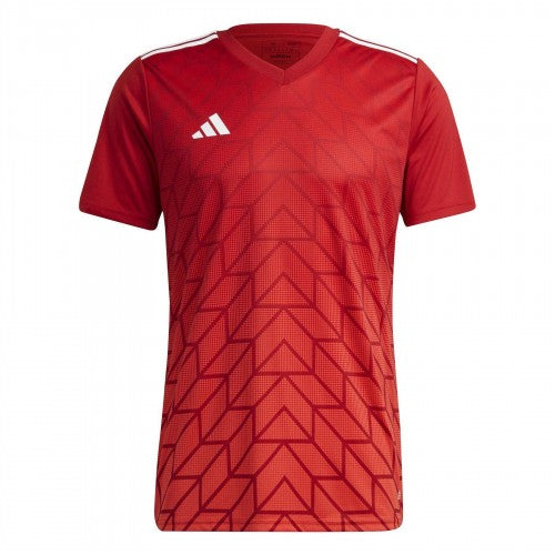 Front - Adidas Mens Performance Team Icon 25 Geometric Pattern Jersey