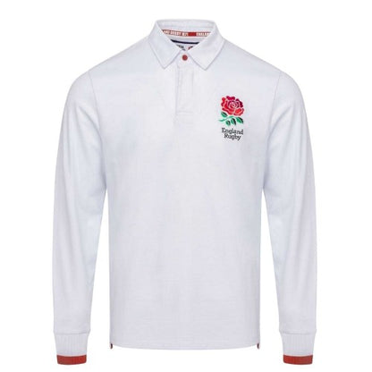 Front - England RFU Mens Crest Long-Sleeved Rugby Jersey