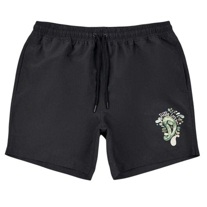 Front - Pretty Green Mens Graphic Print Swim Shorts