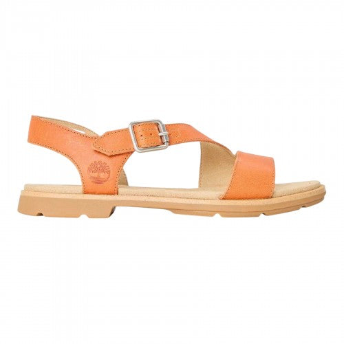 Front - Timberland Womens/Ladies Calista Bay Leather Flatform Sandals
