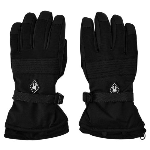 Front - Spyder Mens Snowboarding Gloves