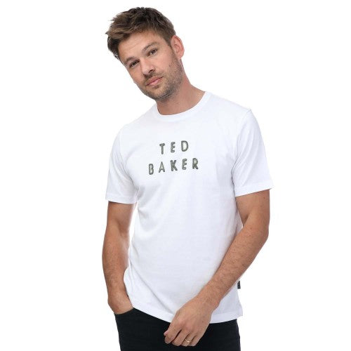 Front - Ted Baker Mens Lough Embroidered T-Shirt