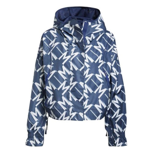 Front - Adidas Womens/Ladies Manchester United Relaxed Fit Hooded Jacket