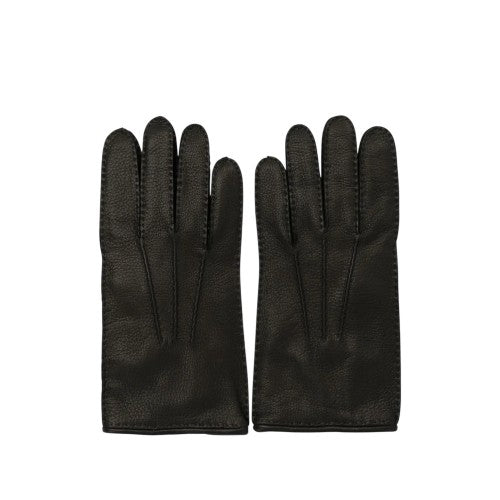Front - Boss Mens Hainz5 Nappa Leather Gloves