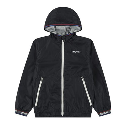 Front - Levis Childrens/Kids Logo Hooded Windbreaker