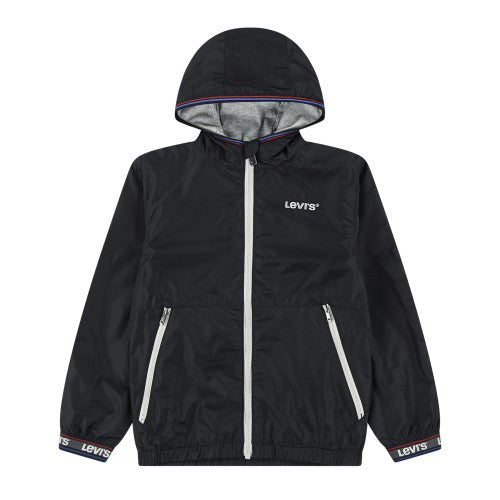 Front - Levis Childrens/Kids Logo Hooded Windbreaker