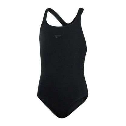 Front - Speedo Girls Endurance+ Medalist One Piece Swimsuit