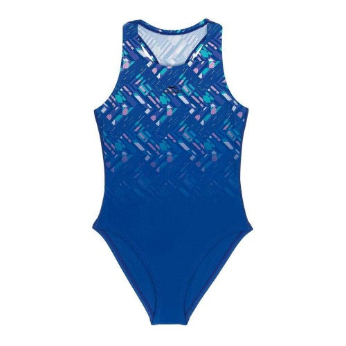 Front - Slazenger Girls One Piece Swimsuit