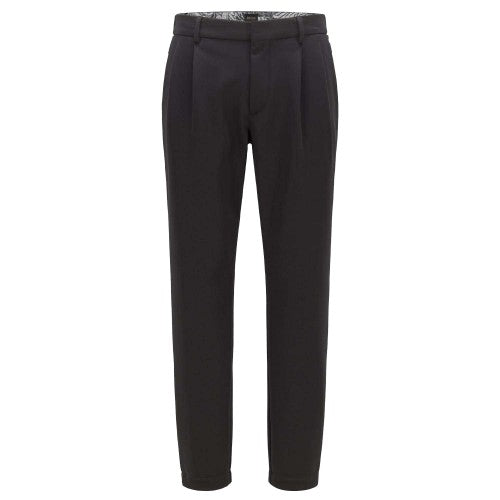 Front - Hugo Boss Mens Keen Double Pleat Trousers