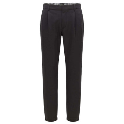 Front - Hugo Boss Mens Keen Double Pleat Trousers