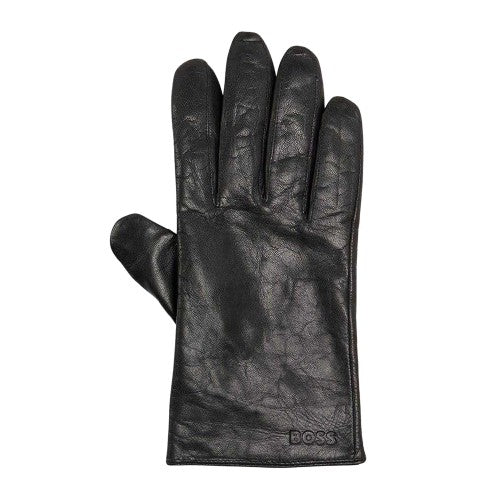 Front - Boss Mens Gioli Lightweight Leather Everyday Gloves