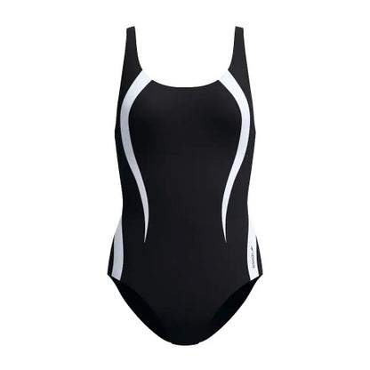 Front - Speedo Womens/Ladies Panelled One Piece Swimsuit